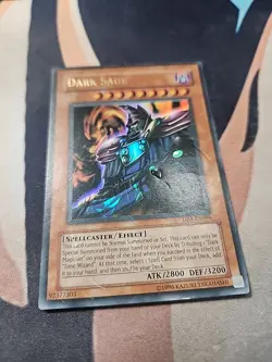 Dark Sage DB1-EN096 Dark Beginning 1 Ultra Rare Damaged/HP Yugioh - Image 2