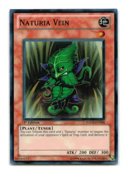 Naturia Vein - HA02-EN004 1st Edition Super Rare - YuGiOh-LP - Image 1