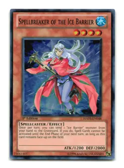 Spellbreaker of the Ice Barrier - HA03-EN048 1st Edition Super Rare - YuGiOh-LP - Image 1