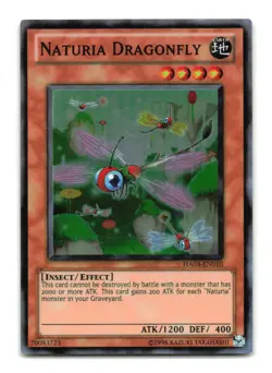 Naturia Dragonfly - HA03-EN010 Super Rare - YuGiOh-LP - Image 1