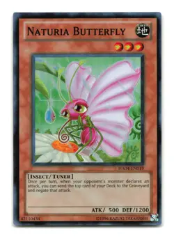 Naturia Butterfly - HA04-EN019 Super Rare - YuGiOh-LP - Image 1