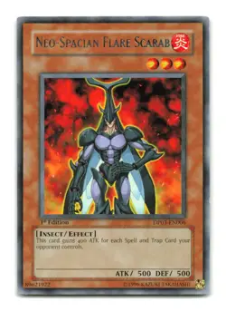 Neo-Spacian Flare Scarab - DP03-EN006 1st Edition Rare - YuGiOh-LP - Image 1