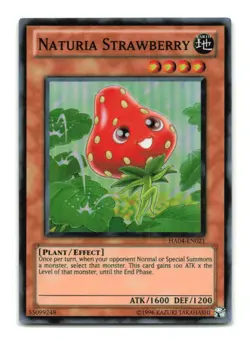 Naturia Strawberry - HA04-EN021 Super Rare - YuGiOh-LP - Image 1