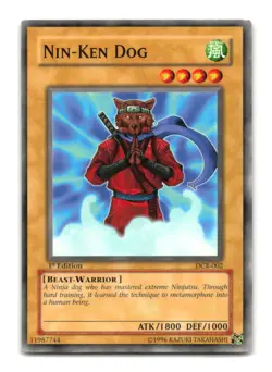 Nin-Ken Dog - DCR-002 1st Edition - YuGiOh-LP - Image 1