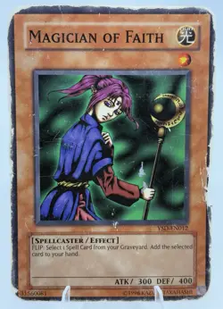 YUGIOH MAGICIAN OF FAITH YSD-EN012 COMMON - Image 1