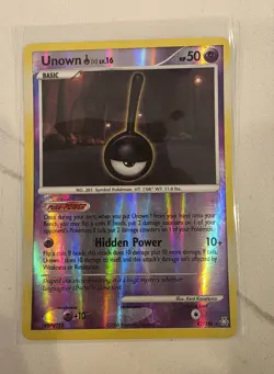 Unown (!) 42/146 Pokemon Legends Awakened Reverse Holo 2008 - NM Pokemon card - Image 1