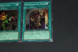 Yugioh Card Lot MP-HP 1st Ed. Super Rare Confiscation & Messenger of Peace MRL - Image 3