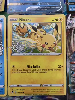 Pokemon 2023 Holiday Calendar Snowflake Stamp Promo Cards - Complete Set of 8 - Image 4