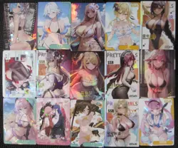 Goddess Story spicy Waifu 15 card Lot SR UR SSR MR SP - Image 1