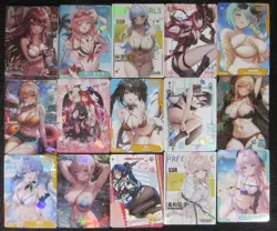 Goddess Story spicy Waifu 15 card Lot SR UR SSR MR SP - Image 1