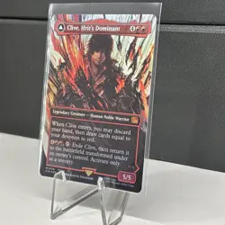 FOIL CLIVE, IFRIT'S DOMINANT (BORDERLESS) (318) Final Fantasy FIN Magic MTG CARD - Image 3