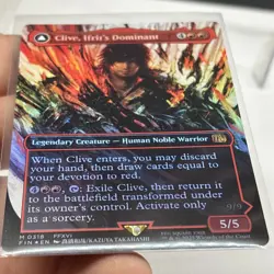 FOIL CLIVE, IFRIT'S DOMINANT (BORDERLESS) (318) Final Fantasy FIN Magic MTG CARD - Image 4