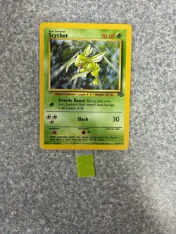 Pokemon Scyther TCG Jungle Card 26/64 Unlimited Rare - Image 1