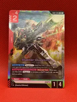 Buster Gundam (046) (Foil) English) LR Newtype Rising (GD01) Gundam Card Game - Image 2
