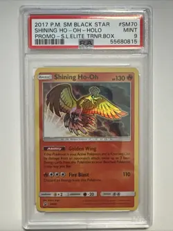 Shining Ho-Oh SM70 PSA 9 - Shining Legends Promo Pokemon Card - Image 1