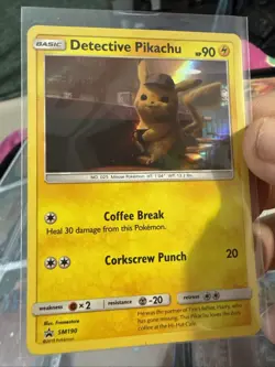 Pokemon Detective Pikachu Promo - SM190 - Holo Pokemon Card R264 - Image 1