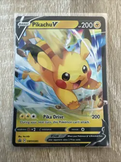 Pikachu V - SWSH285 - Ultra Rare - SWSH Black Star Promo - Pokemon Card - Image 1