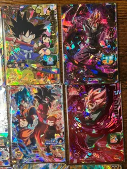 Bandai Super Dragon Ball Heroes Lots of DAMAGED cards -18 UR&6 SECRET cards- - Image 4