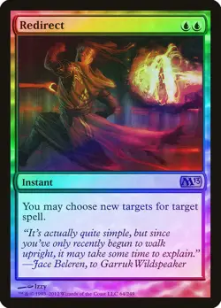 Redirect FOIL Magic 2013 / M13 HEAVILY PLD Blue Rare MAGIC MTG CARD ABUGames - Image 1