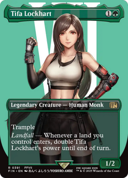 Tifa Lockhart (Borderless Character 391) Final Fantasy NM Rare CARD ABUGames - Image 1