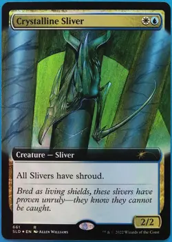 Crystalline Sliver (Secret Lair Promo) FOIL NM MTG MAGIC CARD (492052) ABUGames - Image 1
