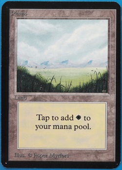 Plains (A Light) Alpha HEAVILY PLD Basic Land MAGIC CARD (ID# 498315) ABUGames - Image 1