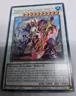 Swordsoul Supreme Sovereign - Chengying MZTM-EN089 Rare 1st Edition YuGiOh Card - Image 1