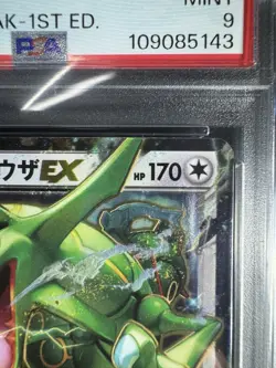PSA 9 2015 Japanese XY #061 Rayquaza EX Emerald Break 1st ED Pokemon Card - Image 3