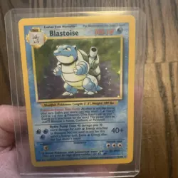 Pokemon TCG Blastoise Base Set 2/102 Holo Unlimited Holo Rare near mint - Image 1