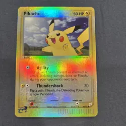 Pikachu E Reader Reverse Holo 43/95 Magma Vs Aqua Ex 2004 Team Vintage Pokemon - Image 1