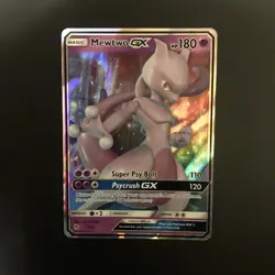 Pokemon TCG Mewtwo GX 31/68 Stamped Battle Academy Hidden Fates - Image 1