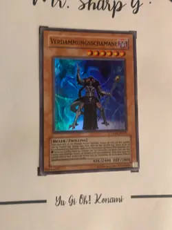 VERDAMMUNGSSCHAMANE - TAEV-DE025 DEUTSCH Yu-Gi-Oh! CARD SUPER RARE HOLO KONAMI - Image 4