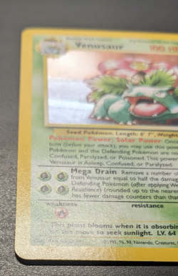 Venusaur Black Star Promo #13 Holo - Pokemon Wizards Of The Coast WotC - LP - Image 4