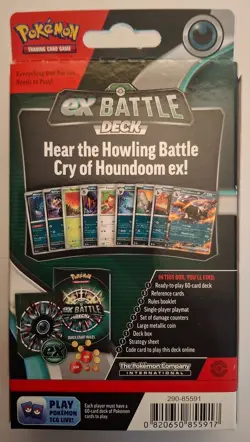 Pokemon Charizard Collectors Chest and Houndoom Battle Deck - Image 4