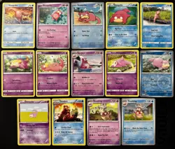14x Slowpoke Slowbro Slowking Pokemon Card Lot Pokemon Cards Collection Set TCG - Image 1