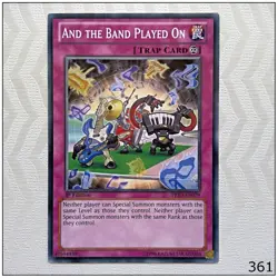 And the Band Played On - PRIO-EN079 - Common 1st Edition Yugioh - Image 1