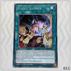 Runick Slumber - TAMA-EN034 - Rare 1st Edition Yugioh - Image 1