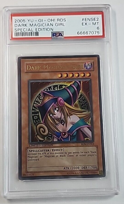 2005 Yu-Gi-Oh! RDS-ENSE2 Dark Magician Girl Ultra Rare Limited Edition (PSA 6) - Image 1