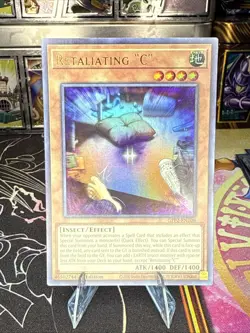 Yu-Gi-Oh! Retaliating 'C' GFP2-EN108 Ultra Rare Near Mint 1st Edition - Image 1