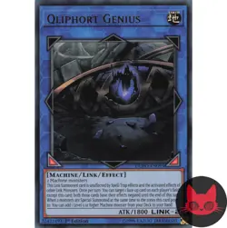 Yugioh Qliphort Genius DUPO-EN045 Ultra Rare 1st Edition NM - Image 1