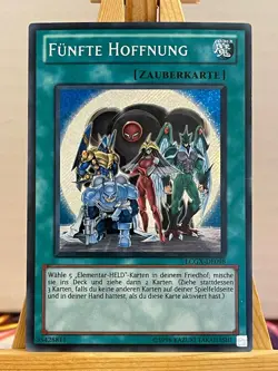 Funfte Hoffnung LCGX-DE098 Secret Rare Deutsch NM YUGIOH - Image 1