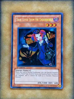 Yugioh Tour Guide From the Underworld EXVC-EN084 Secret Rare 1st Ed NM - Image 1