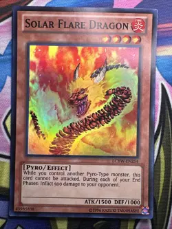 Solar Flare Dragon - NM - LCYW-EN254 - Super Rare - Unlimited - Image 1