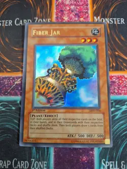 Yu-Gi-Oh! Fiber Jar LOD-056 Ultra Rare 1st Edition LP/MP - Image 1
