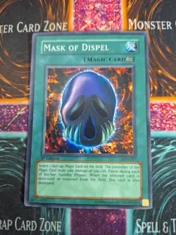 Yu-Gi-Oh! TCG Mask of Dispel LON-017 Super Rare 1st Edition NM/LP - Image 1