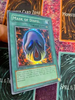 Yu-Gi-Oh! TCG Mask of Dispel LON-017 Super Rare 1st Edition NM/LP - Image 2