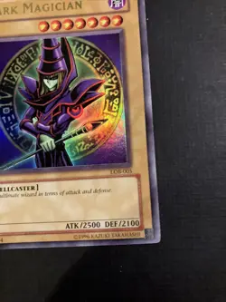 Dark Magician LOB-005 The Legend of Blue Eyes White Dragon Unlimited - Image 5