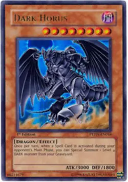 Dark Horus - PTDN-EN016 - Ultra Rare - 1st Edition x1 Lightly Played - Image 1