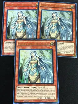 YUGIOH MAIDEN WITH EYES OF BLUE LDK2-ENK06 1ST ULTRA X3 - Image 1
