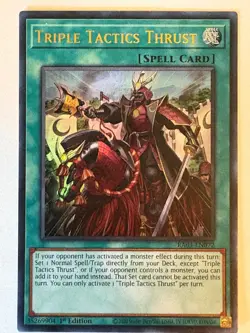 YUGIOH- Triple Tactics Thrust - RA03-EN072 - Ultra Rare - 1st Edition - Image 1